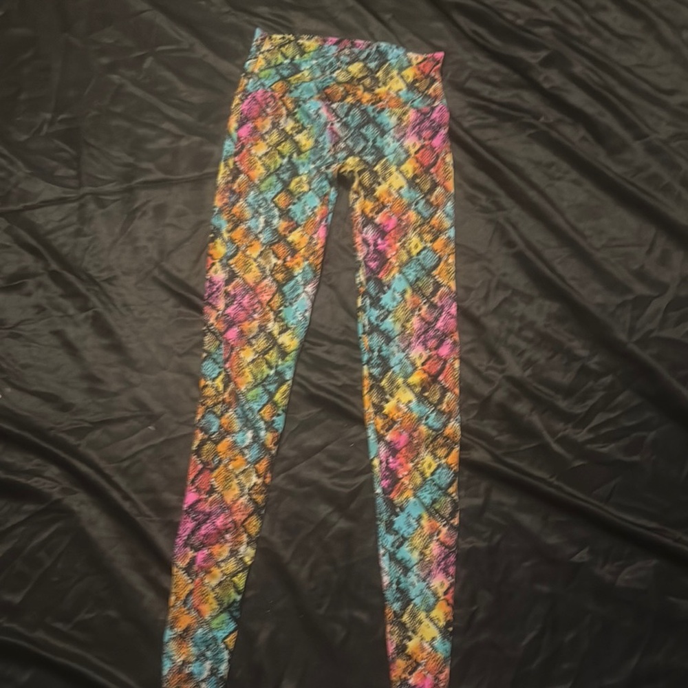 Snake print leggings